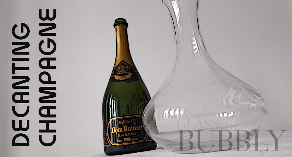 Decanting Champagne information