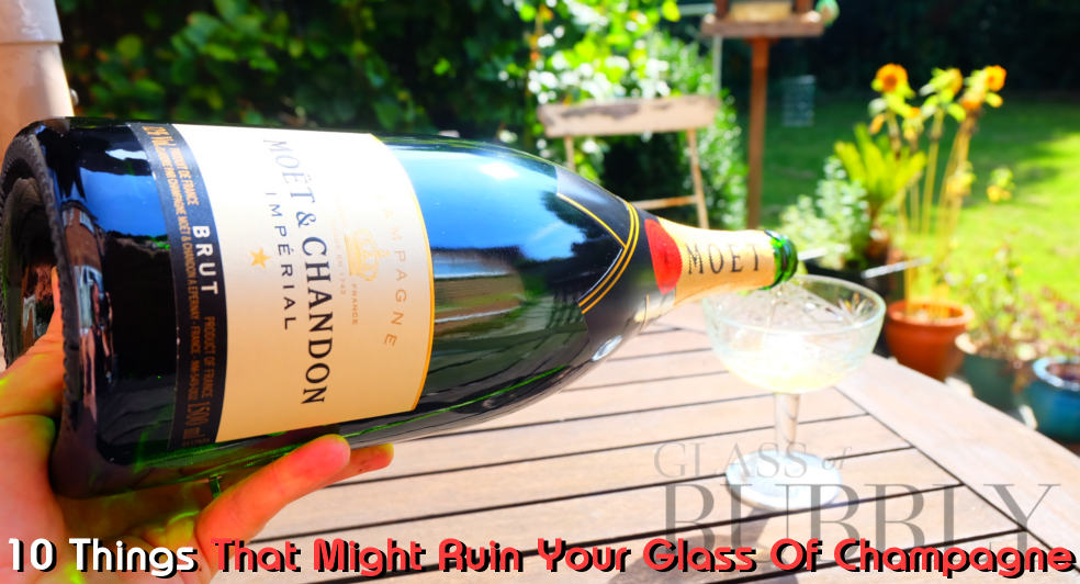 10 thing that might ruin your glass of champagne