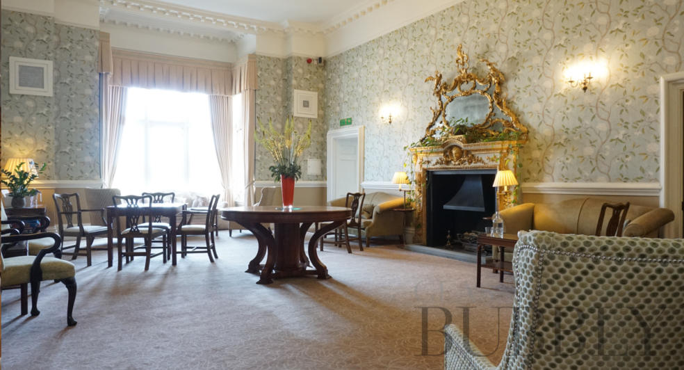 Internal Décor at Wivenhoe House Hotel - Guest Lounge Area