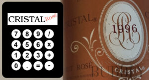 price valuation of Champagne Cristal rosé
